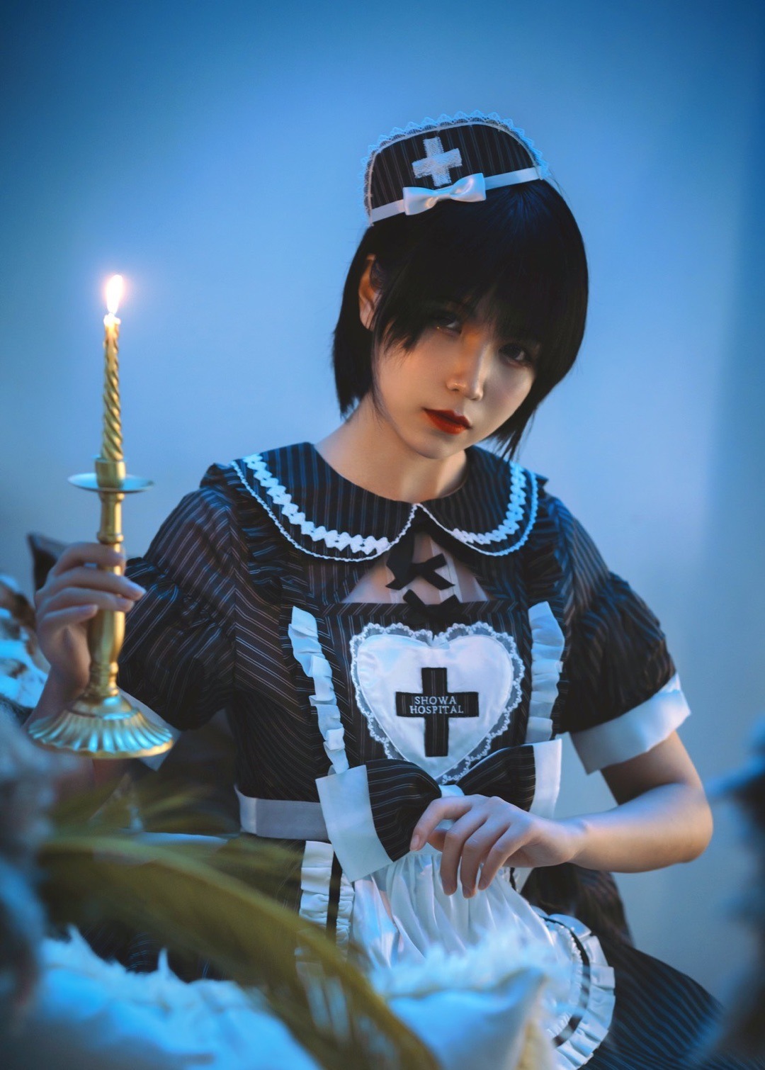 逐月 - NO.044 Su 昭和病院 黑白 [15P]-XikXak